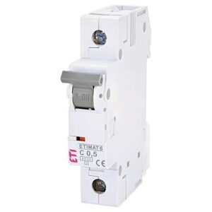 Siguranta automata MCB ETI ETIMAT6 1P C0,5 6kA