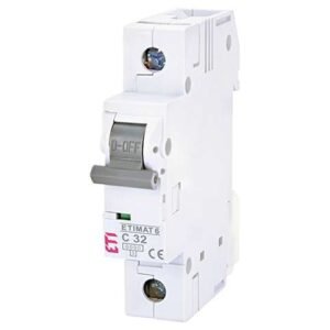 Siguranta automata MCB ETI ETIMAT6 1P C32 6kA