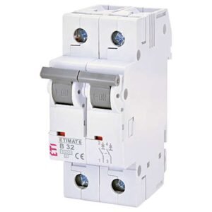Siguranta automata MCB ETI ETIMAT6 2P B32 6kA