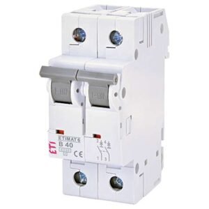 Siguranta automata MCB ETI ETIMAT6 2P B40 6kA