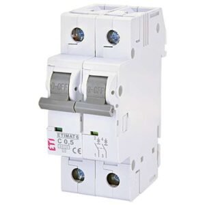 Siguranta automata MCB ETI ETIMAT6 2P C05 6kA