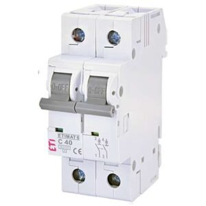 Siguranta automata MCB ETI ETIMAT6 2P C40 6kA