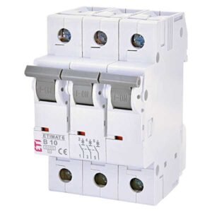 Siguranta automata MCB ETI ETIMAT 6 3P B10 6kA