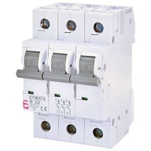 Siguranta automata MCB ETI ETIMAT 6 3P B32 6kA