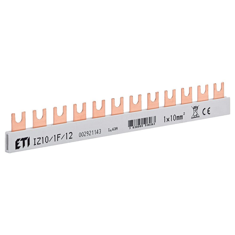 Busbar ETI IZ10/1F/12