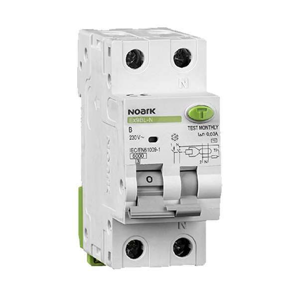 Disjunctor diferential RCBO NOARK Ex9BL-N 1P+N B32 A 30mA 6kA Disjunctor diferential RCBO NOARK Ex9BL-N 1P+N B32 A 30mA 6kA