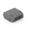 Gelbox 207-1431 pentru cabluri derivatie cu gel, conectori de max. 6 mm²; fara conectori pentru cutia de jonctiune; Marimea 1-gri
