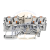 Clema sir de trecere cu 4 coductori 2,5 mmp cu buton WAGO 2202-1401 Gri