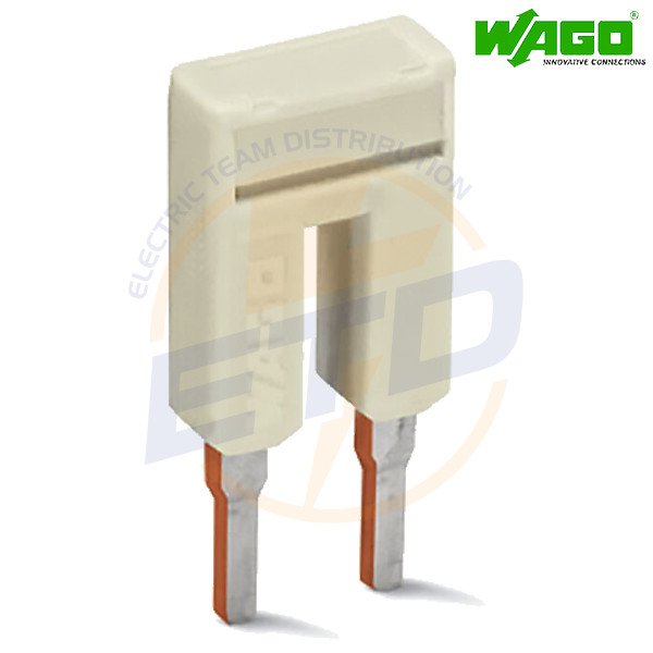 Jumper cu 2 pini 1-2 WAGO 2002-402 Gri