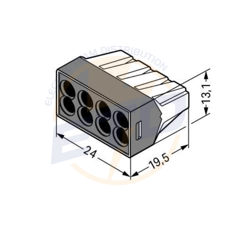 WAGO, Conector PUSH WIRE 773-108 - imagine 2