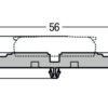 Suport de montaj; 5 cai; pt conector in linie cu parghie; cu picior de montare cu inclichetare; gri - Thumbnail Image 3