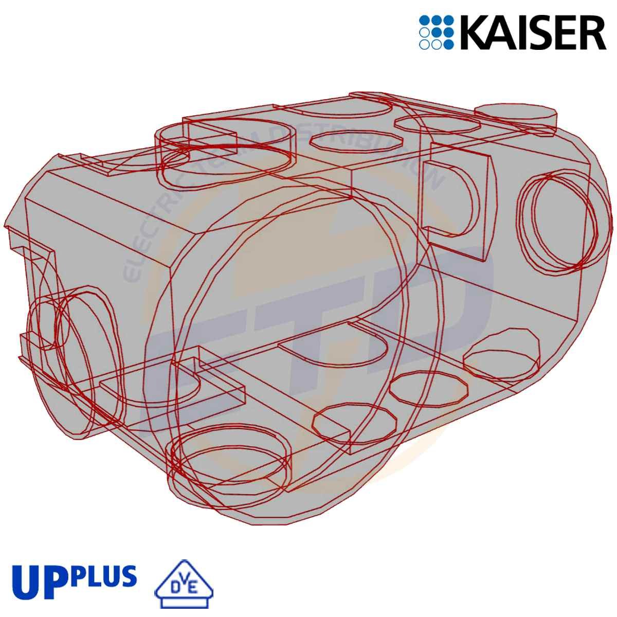 Doza electronica Kaiser 1068-02 cu compartimentare 2