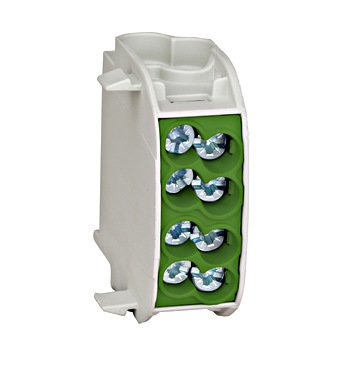 Clemă de derivaţie Cu-Al, 25mmp, 1p. izolată-galben/verde