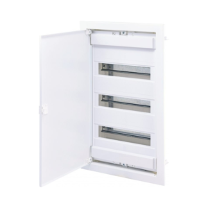 Cutie distribuție incastrata ECG 42 usa metalica alba, ETI
