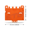 Placa de detensionare; pentru montare suport; Seria 221 sau 222 - Thumbnail Image 2