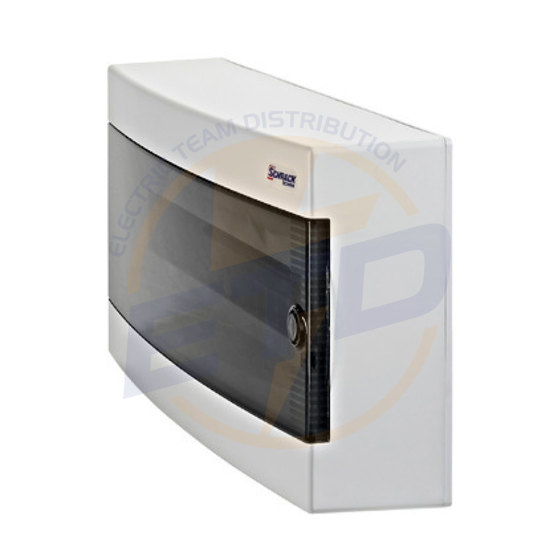 Cutie distributie aparenta, 24 UH, 1 rând, ușă transparentă, IP40 (5)