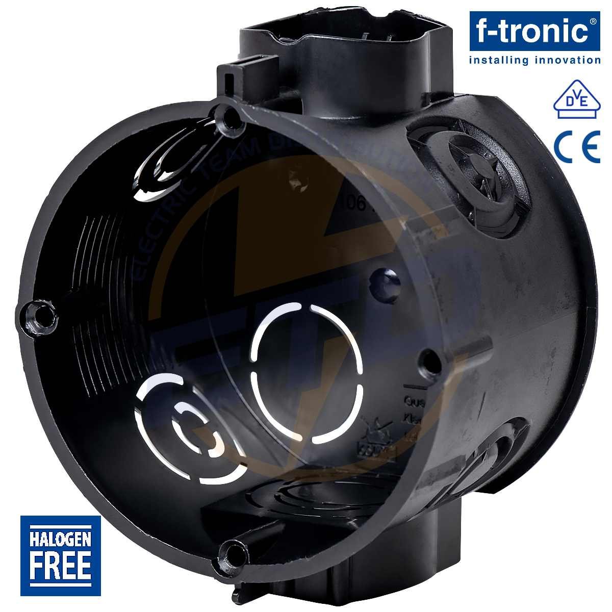 Doza de aparat, ingropata, F-Tronic E106M25 Ø60mm, A=45mm