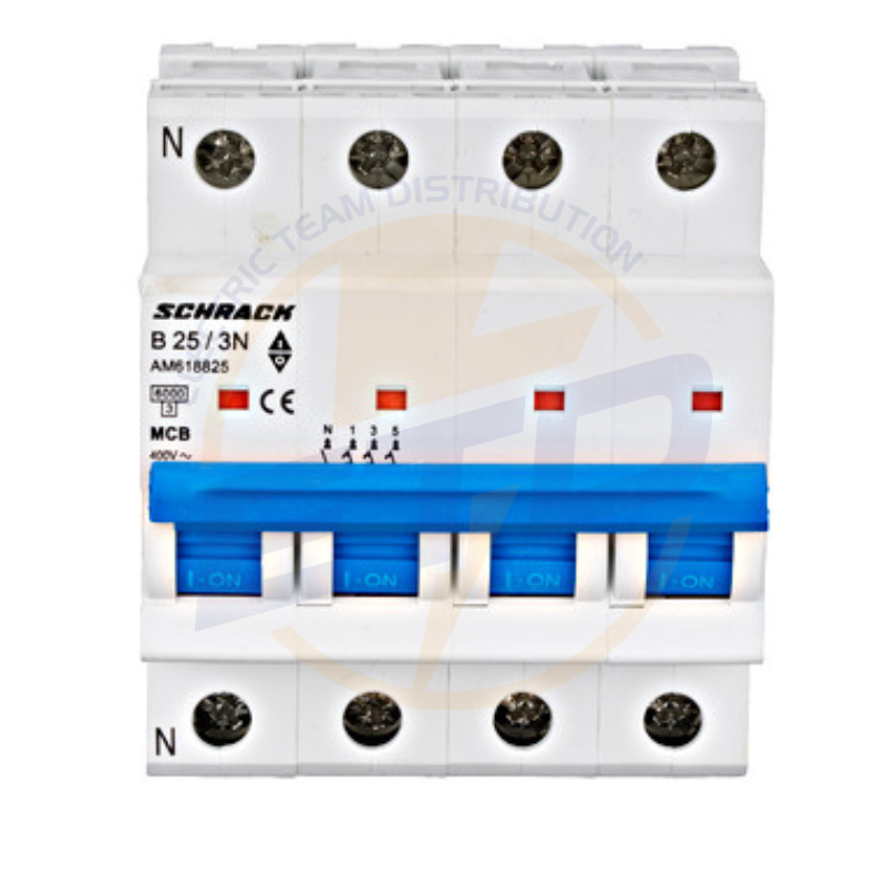 Siguranta automata AMPARO 3P+N, B25 A, 6kA (2)