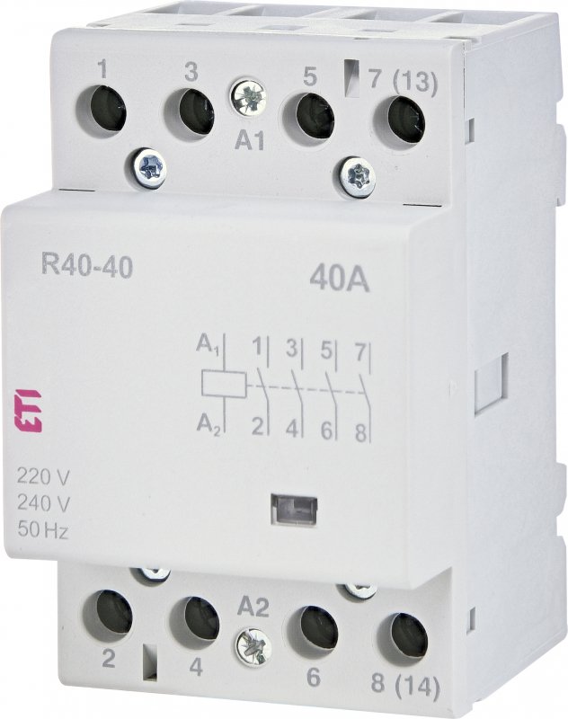 Contactor modular trifazat ETI R40-40 230V
