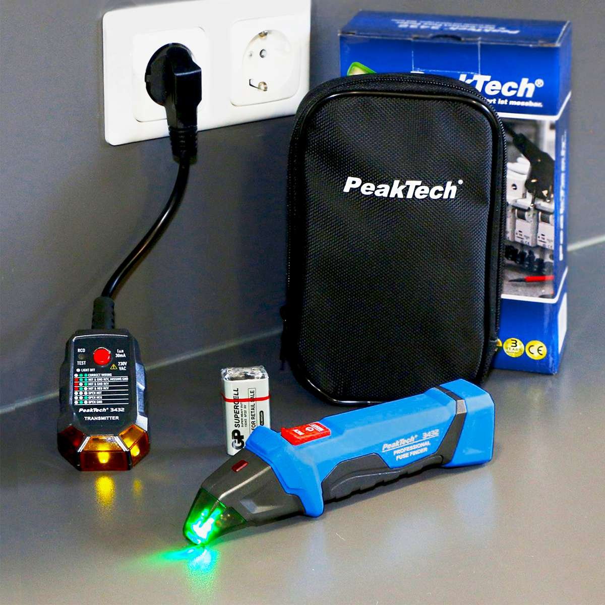 Detector de sigurante si circuit PeakTech P3432 Detector de sigurante si circuit PeakTech P3432