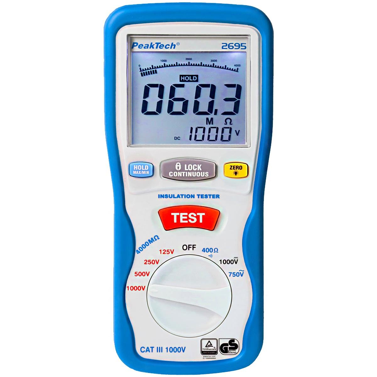 Tester rezistenta izolatie PeakTech P2695