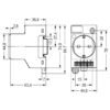 Priza pe sina DIN cu indicator de stare Led cu clema dubla push-in Wago 709-582, galbena 2