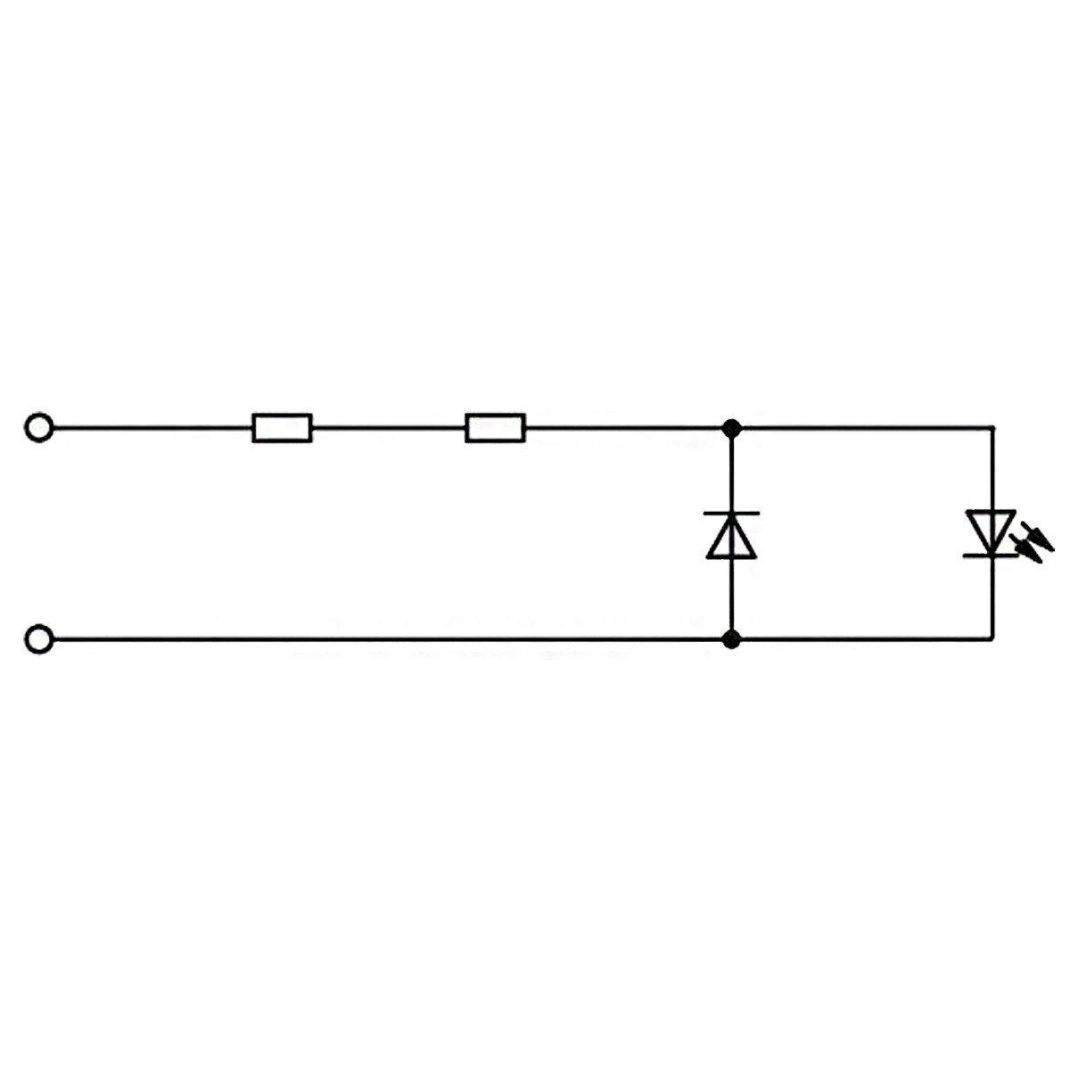 Priza pe sina DIN cu indicator de stare Led cu clema dubla push-in Wago 709-582, galbena 4
