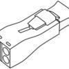 Conector pt deconectare corp iluminat 2 poli 4,00 mm² galben