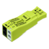 Conector pt deconectare corp iluminat 2 poli 4,00 mm² galben