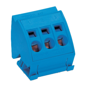 Bara colectoare conexiuni (10 x 3) mm fara butoane CAGE CLAMP® 16,00 mmp gri deschis 812-111