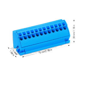 Bloc terminal 4mmp WAGO 812-104 albastru