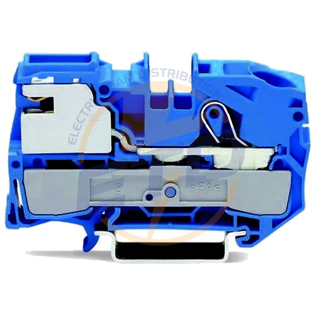 Clema sir cu deconectare Nul cu 1 conductor 10 mmp Albastra WAGO 2010-7114