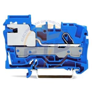 Clema sir cu deconectare Nul cu 1 conductor 6 mmp Albastra WAGO 2006-7114