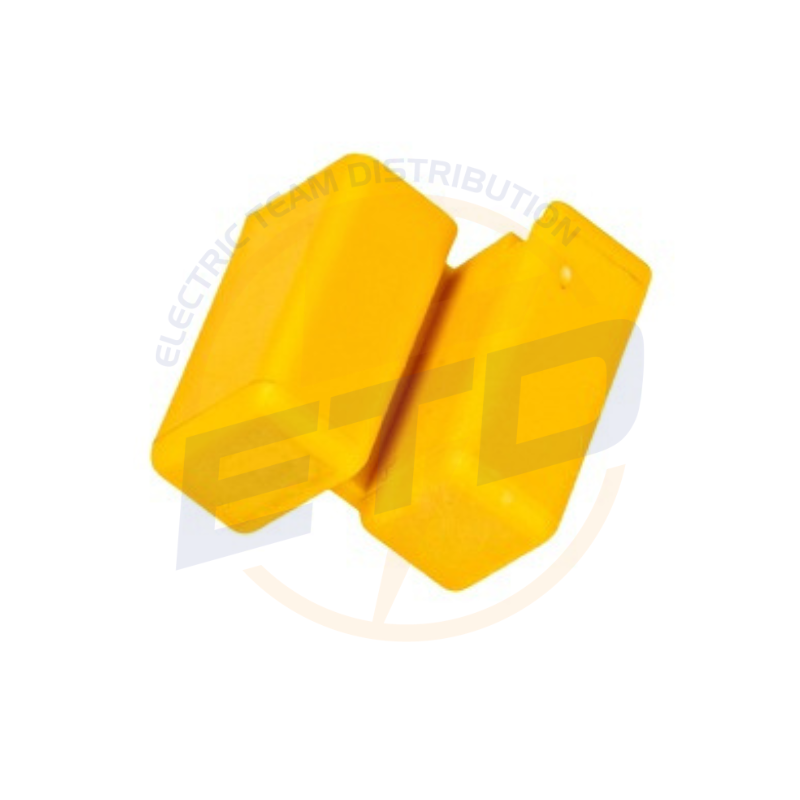 Capac de protecție galben pentru busbar (4)