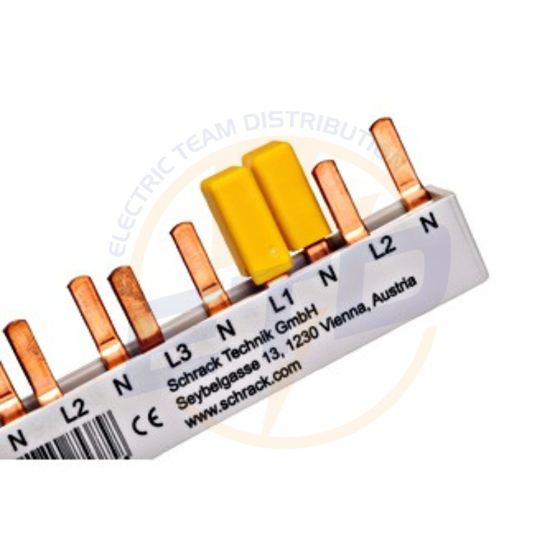 Capac de protecție galben pentru busbar (8)