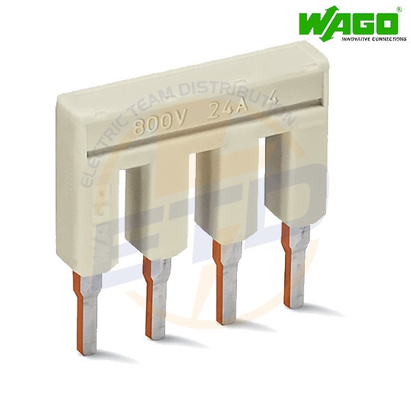 Jumper cu 4 pini 1-2-3-4 WAGO 2002-404