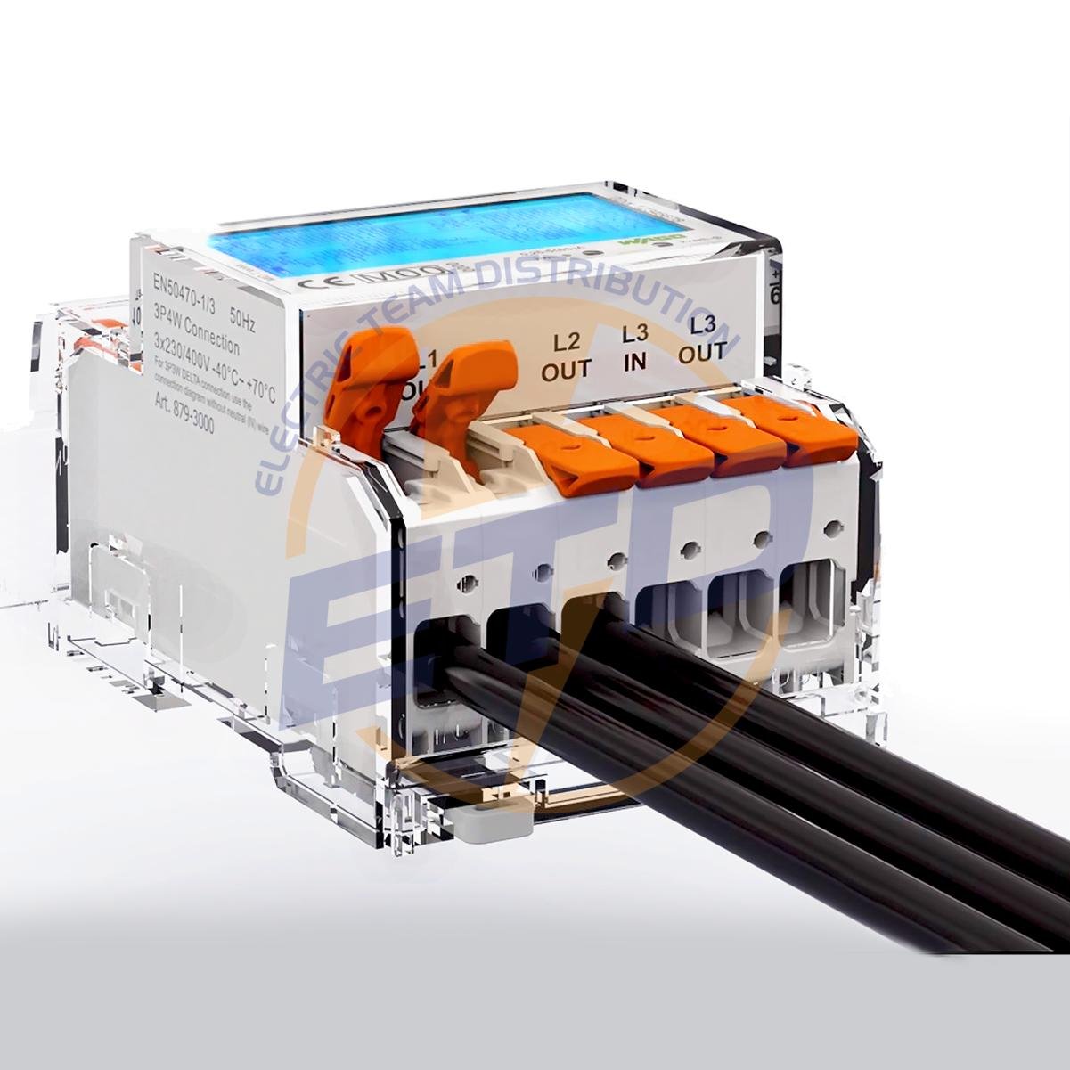 Contor trifazic 65A WAGO 879-3000 cu BlueTooth si ModBus 4