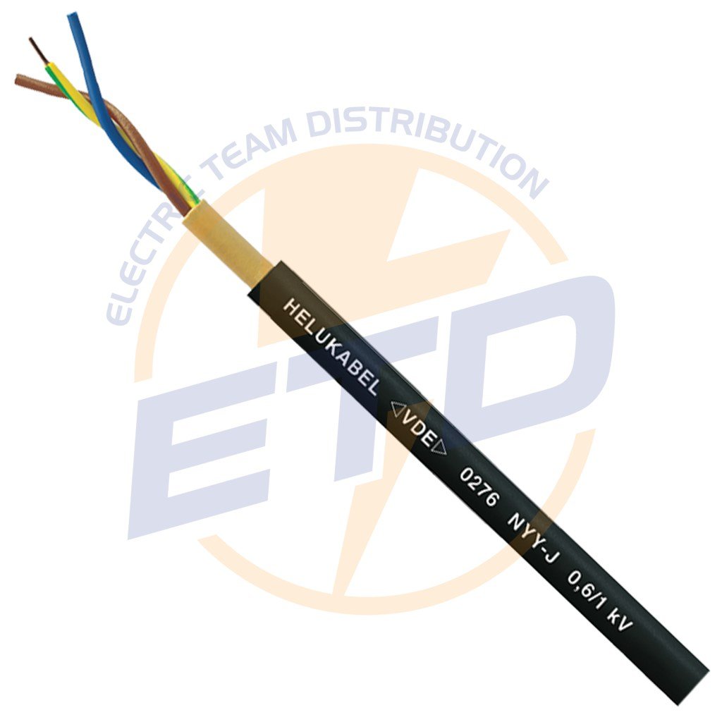Cablu electric NYY-J 3x4 mmp re HELUKABEL