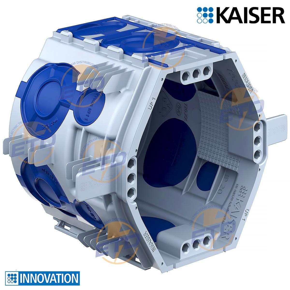 Doza de aparat Kaiser UP ECON Fix 1555-26 cu fixare rapida, etansa, adancime 66mm d-60mm Doza de aparat Kaiser UP ECON Fix 1555-26 cu fixare rapida, etansa, adancime 66mm d-60mm