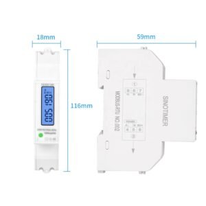 Contor monofazat de energie electrica Sinotimer 230V AC 50Hz 5(100)A ecran digital LED iluminat DDS519R