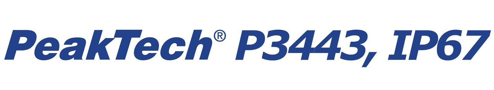 Multimetru digital PeakTech P3443 IP67 - logo