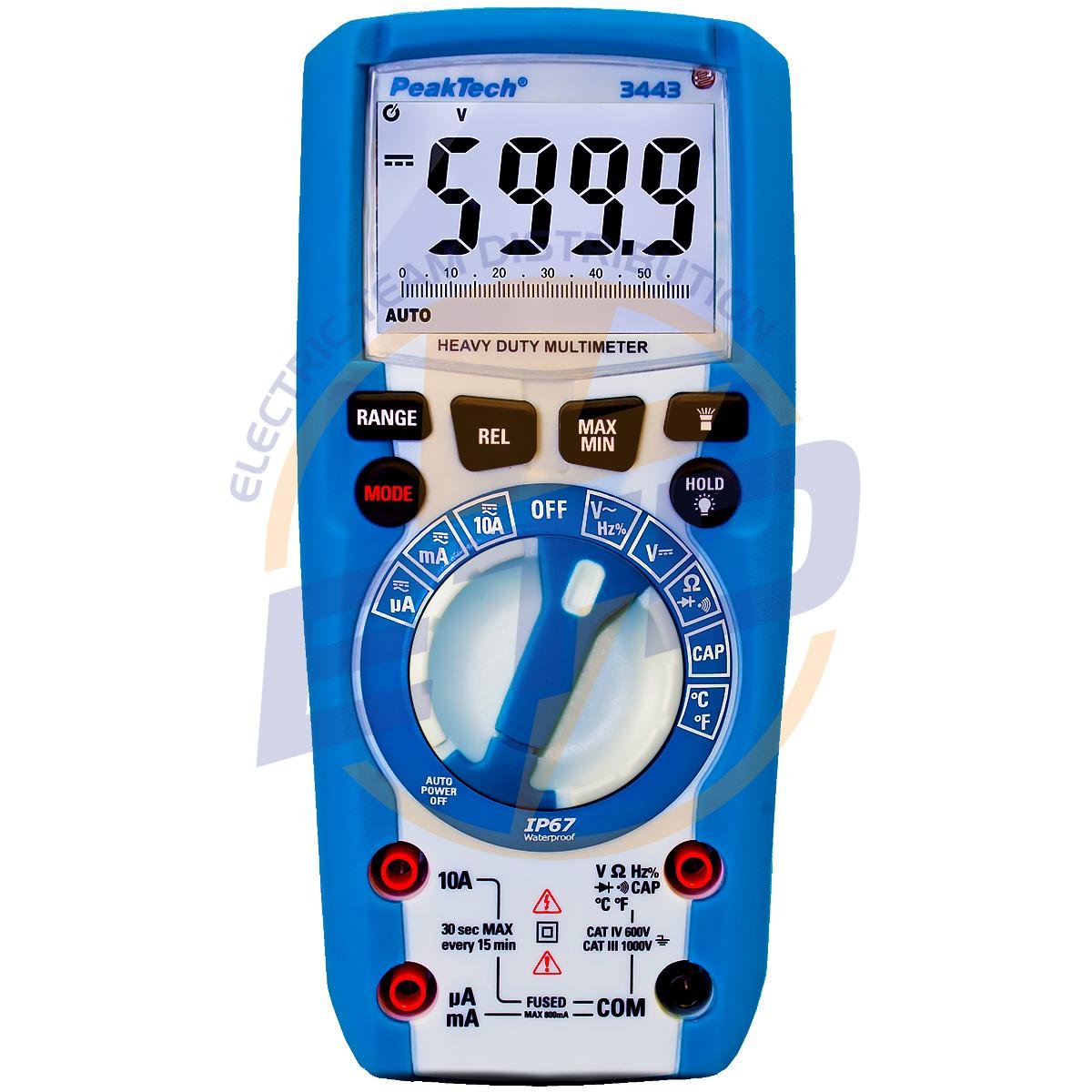 Multimetru digital PeakTech P3443 IP67 Multimetru digital PeakTech P3443 IP67