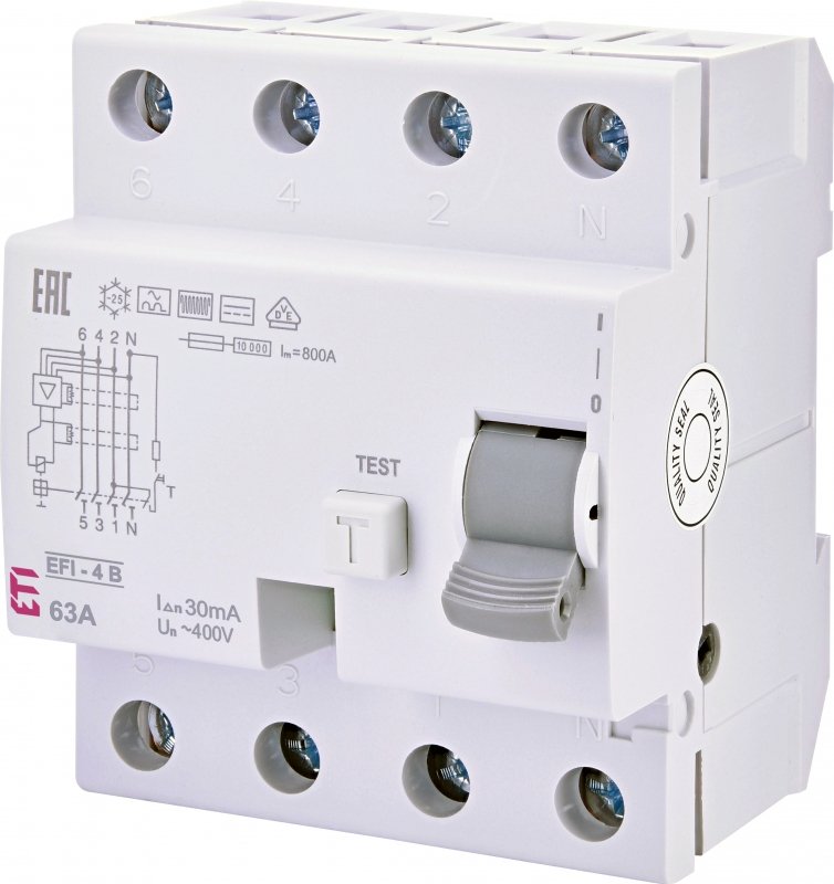 Protectie diferentiala RCCB Tip B 63A 30mA