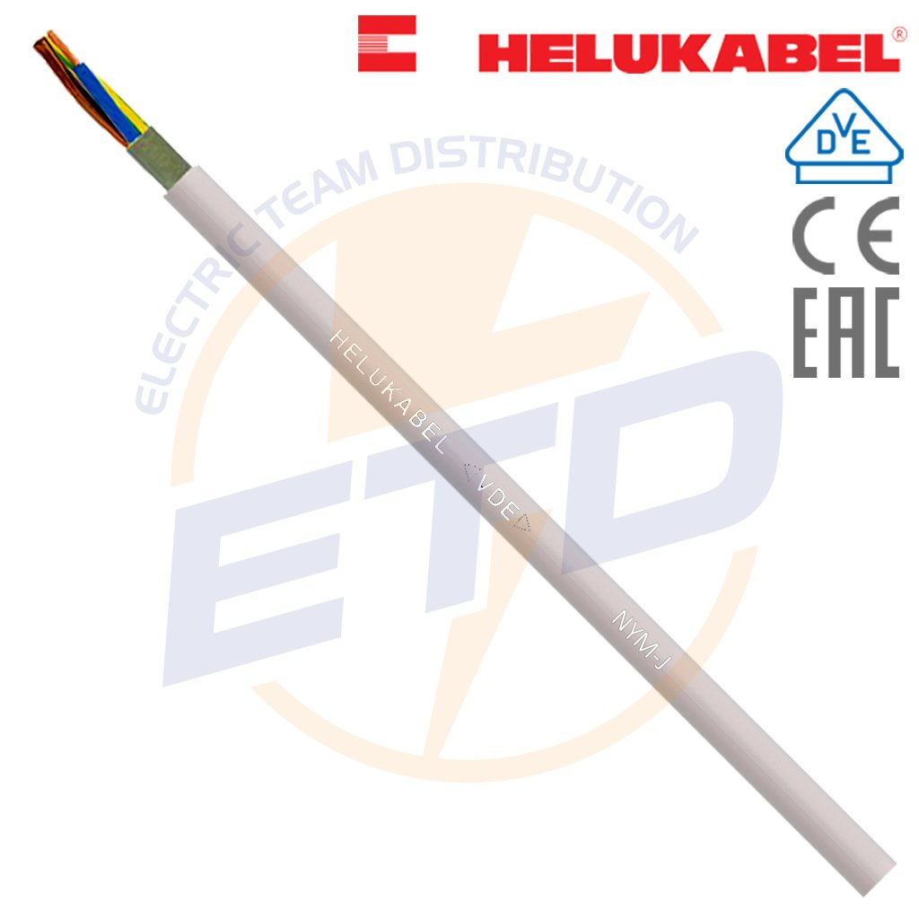 Cablu electric NYM-J 3x2.5 mmp re HELUKABEL 3x2.5