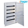 Tablou electric metalic incastrat 120 module HAGER 5x24 usa metalica