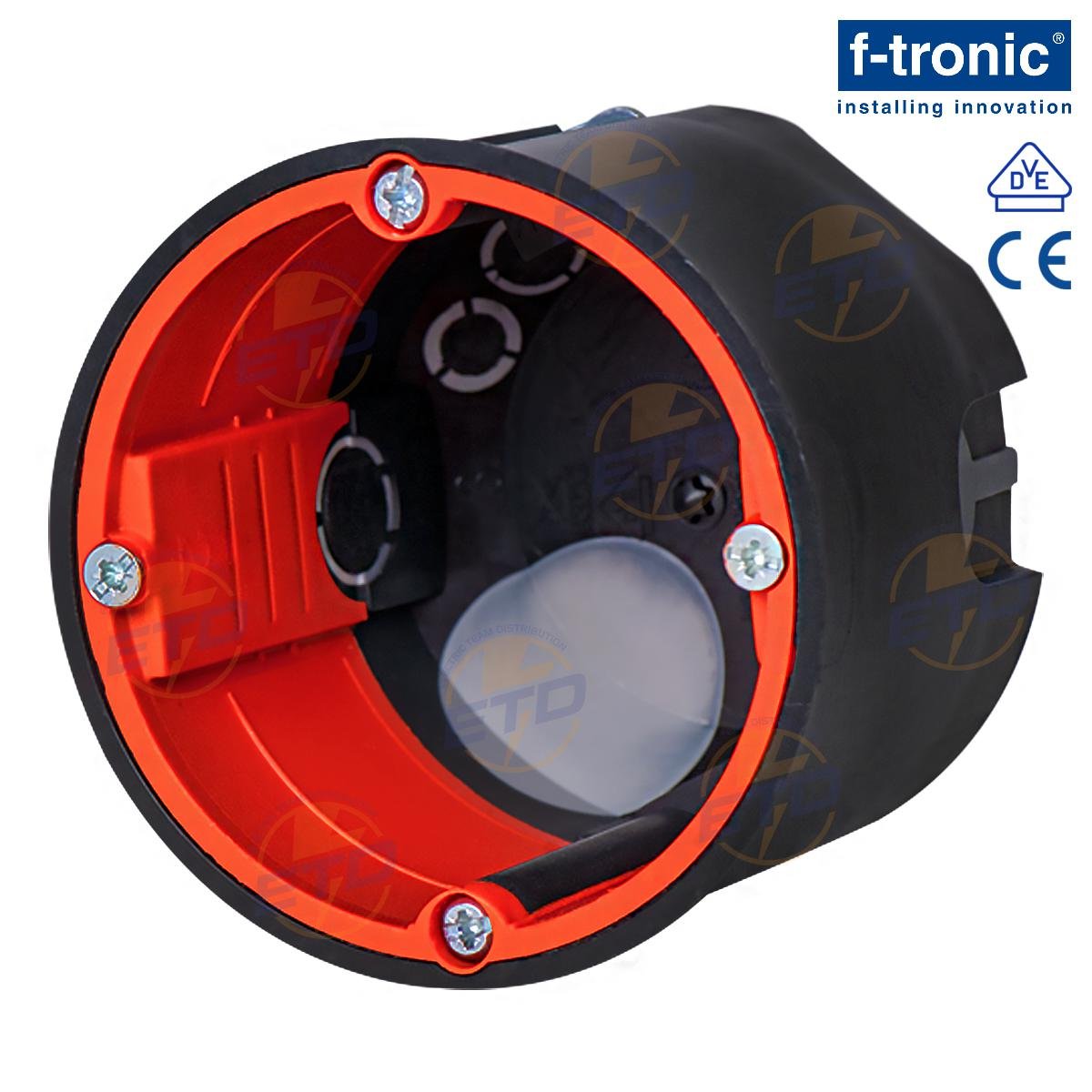 Doza rigips rezistenta la foc D68 mm A62 mm F-Tronic