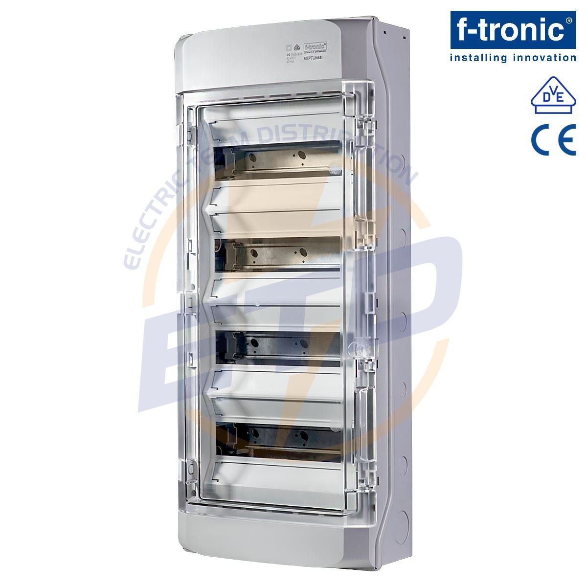 Tablou electric exterior izolat IP65, 48 module, F-Tronic Neptun 48