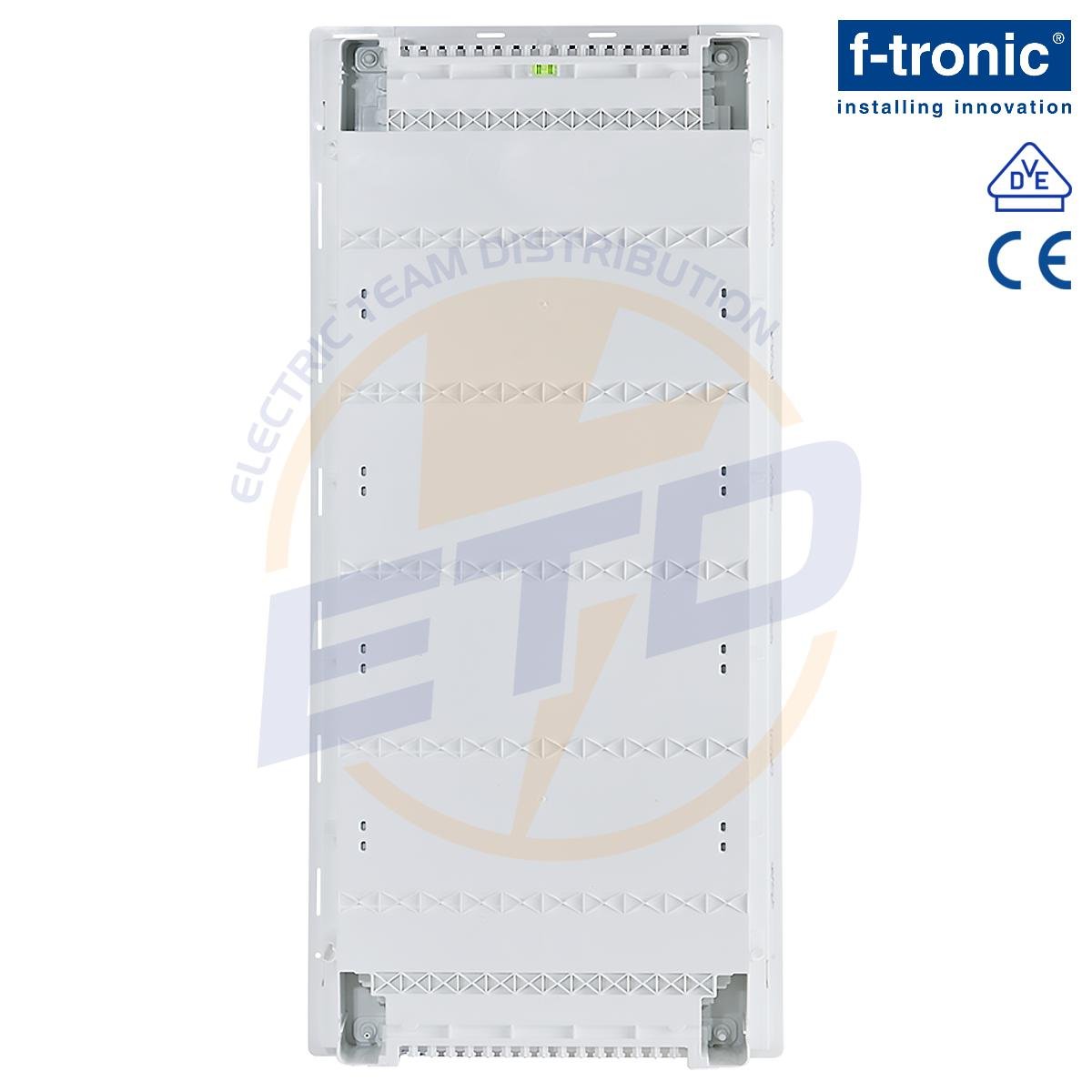 Tablou electric incastrat 48 module F-Tronic Jumbo 48+8 - spate Tablou electric incastrat 48 module F-Tronic Jumbo 48+8 - spate