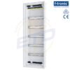 Tablou electric incastrat 60 module F-Tronic Jumbo 60+10 bara PE-N cu suruburi - interior
