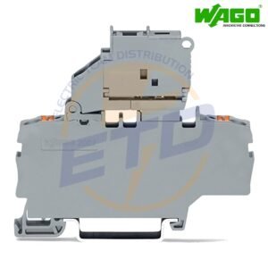 Clema sir port fuzibil cu 2 conductori 2,5 mmp si slot jumper WAGO 2202-1911